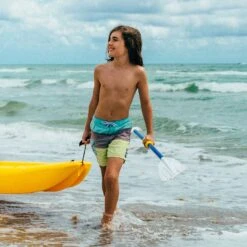 Pelican Sport Combo - 2 Solo Kids Kayaks With Paddles - Yellow/Blue 10 Pelican Sport Combo - 2 Solo Kids Kayaks With Paddles - Yellow/Blue -Kayaking Sale Store Combo Solo Jaune Bleu Poignee LS2