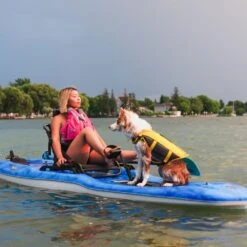 Pelican Sport Getaway 110 HDII Recreational Pedal Kayak 14 Pelican Sport Getaway 110 HDII Recreational Pedal Kayak -Kayaking Sale Store Kayak MHP10P101 GETAWAY Dog LS