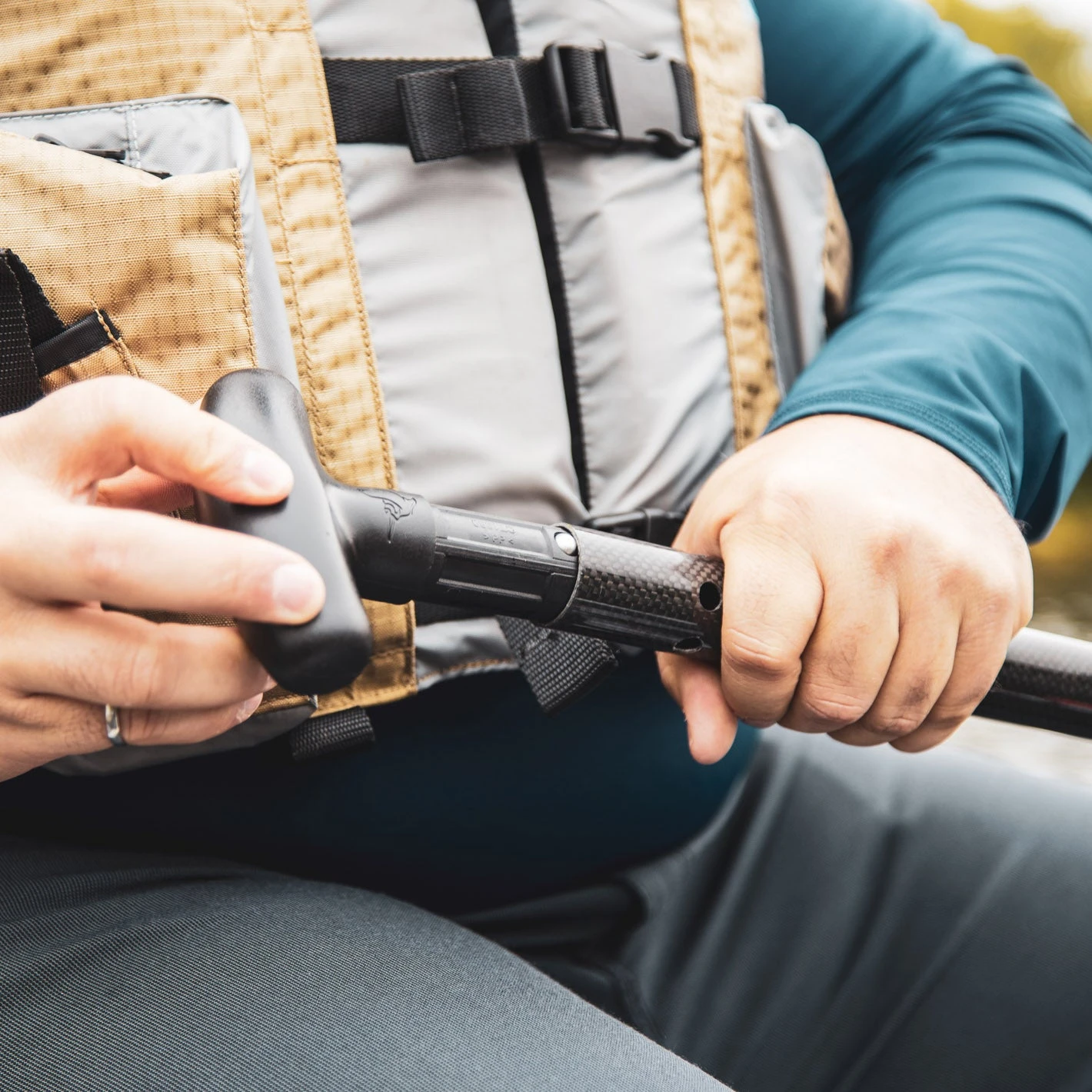 T-curved Ergo Paddle Handle 4 T-curved Ergo Paddle Handle - Image 2